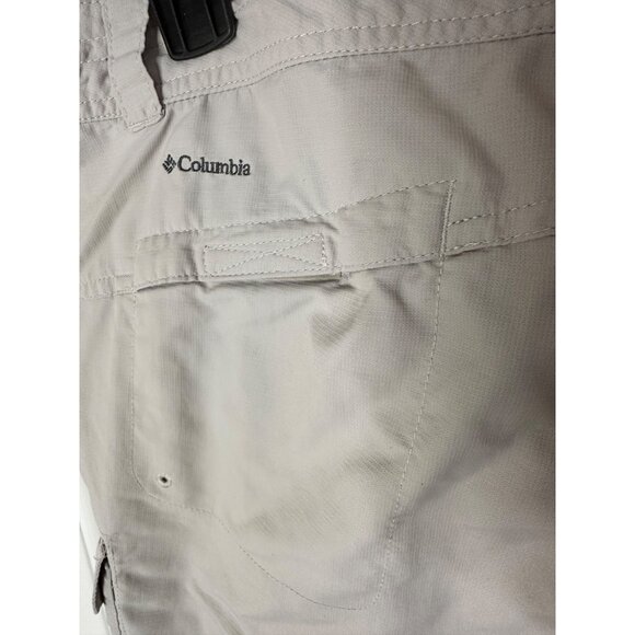 Columbia East Ridge Cargo Shorts Size 12 Beige Outdoor Hiking Lightweight Nylon - Picture 9 of 11